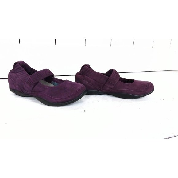 Dansko suede leather mary jane slip on walking shoes Chrissy Kid suede shoes/37 - Picture 3 of 8